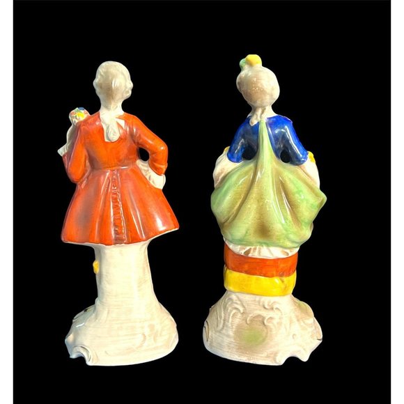 Goebel Accents Vintage Goebel German Porcelain Man Woman Figurines Collectible Porcelain